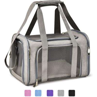 Hot Seller Soft-Sided dog pet carrier Airline Approved Portable pet zipper travel carrier bag