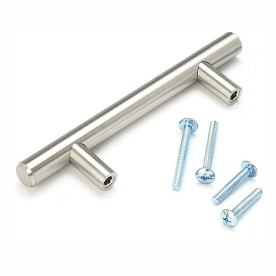 Wholesale Modern Cheap Stainless Steel T-Bar New Furniture Kitchen Pull Cabinet Handle